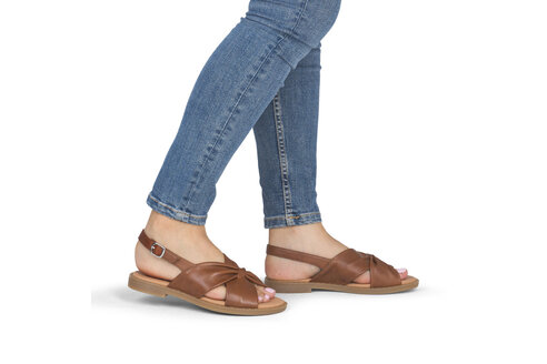 Dámske sandále Remonte D3674-24 hnedá