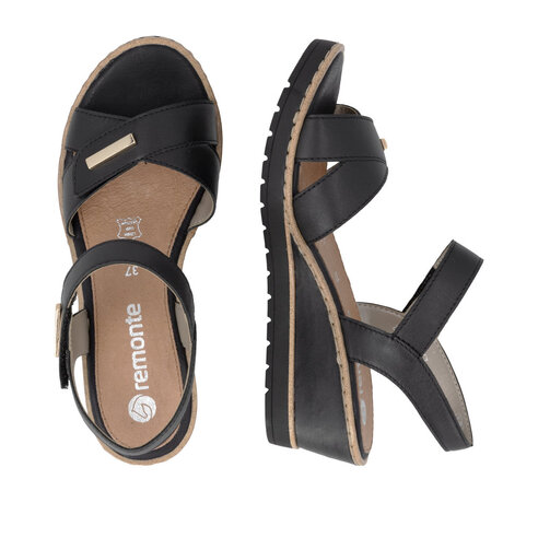 Dámske sandále Remonte R6266-01 čierna