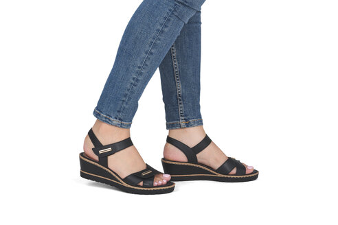 Dámske sandále Remonte R6266-01 čierna