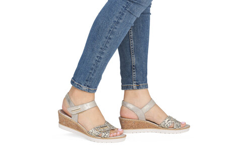 Dámske sandále Remonte R6266-90 béžová