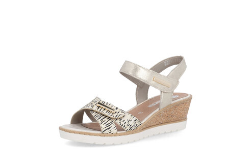 Dámske sandále Remonte R6266-90 béžová