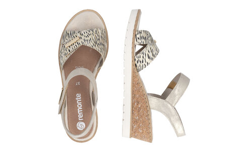 Dámske sandále Remonte R6266-90 béžová