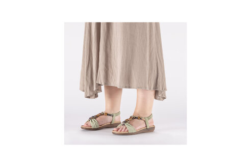 Dámske sandále Remonte V7568-52 zelená