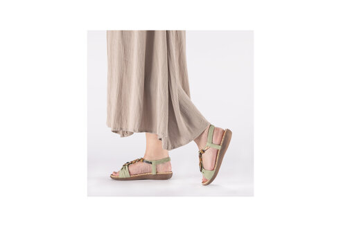 Dámske sandále Remonte V7568-52 zelená