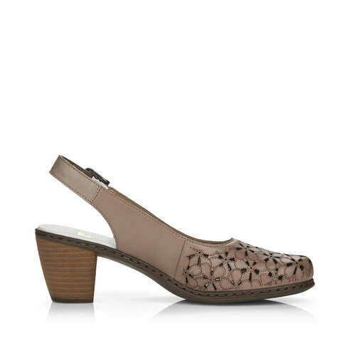 Dámske sandále Rieker 40981-64 šedé