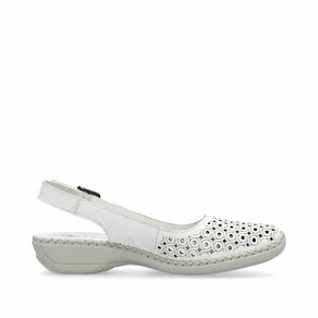 Dámske sandále Rieker 41350-80 biele