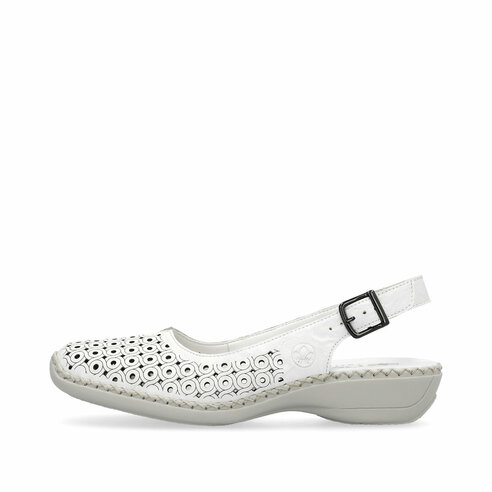 Dámske sandále Rieker 41350-80 biele