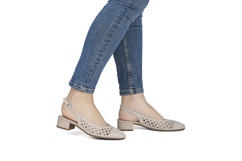 Dámske sandále Rieker 43457-60 béžová