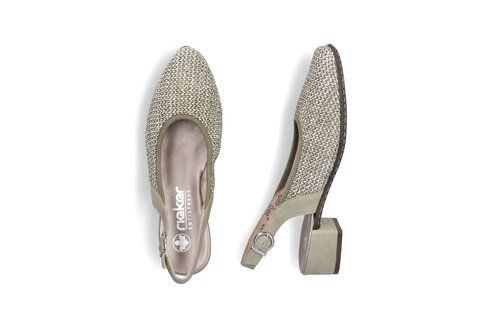 Dámske sandále Rieker 47060-52 zelené