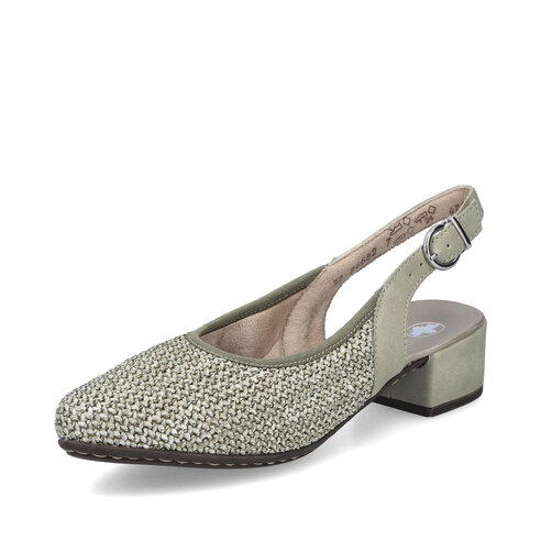 Dámske sandále Rieker 47060-52 zelené