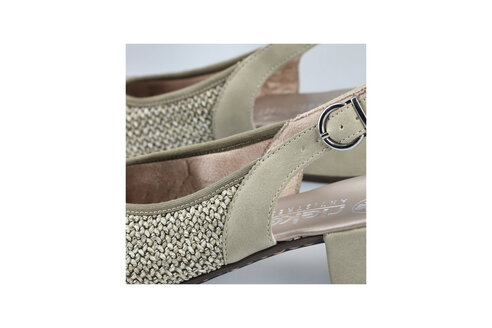 Dámske sandále Rieker 47060-52 zelené