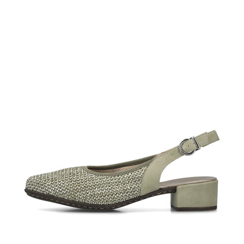 Dámske sandále Rieker 47060-52 zelené