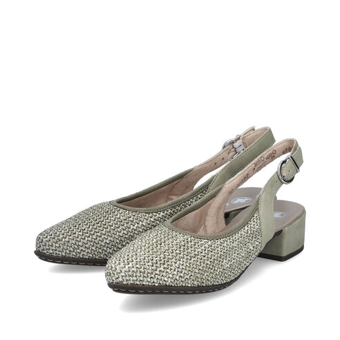 Dámske sandále Rieker 47060-52 zelené