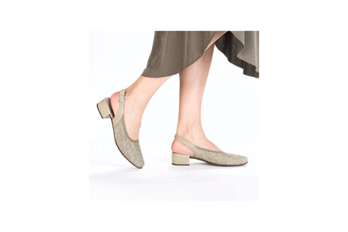 Dámske sandále Rieker 47060-52 zelené