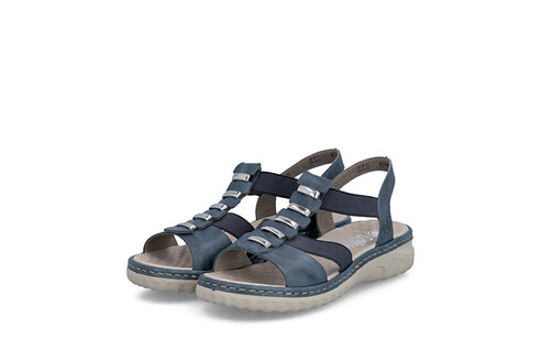 Dámske sandále Rieker 60452-12 modrá