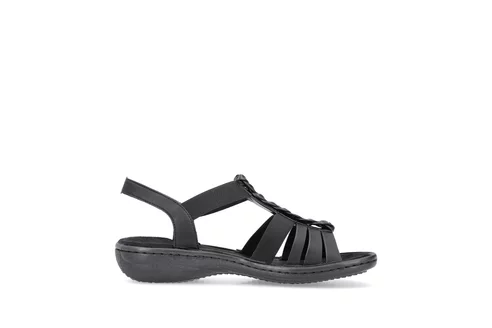 Dámske sandále Rieker 60809-00 čierna