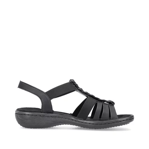 Dámske sandále Rieker 60809-00 čierna