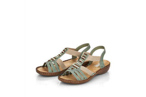 Dámske sandále Rieker 60851-52 zelená
