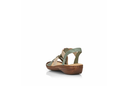 Dámske sandále Rieker 60851-52 zelená
