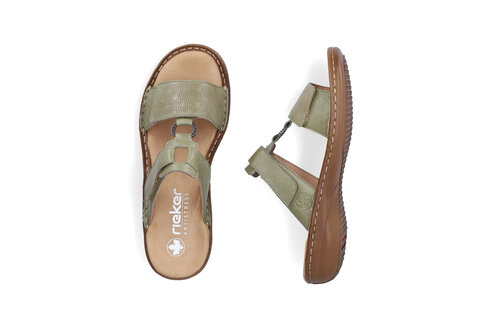 Dámske sandále Rieker 60885-54 zelená