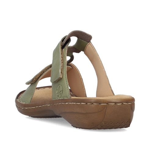 Dámske sandále Rieker 60885-54 zelená