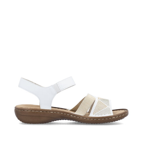 Dámske sandále Rieker 608C4-80 biele