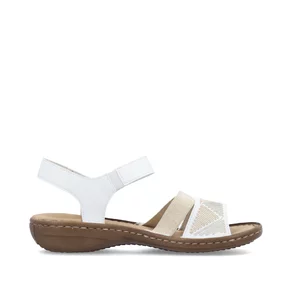 Dámske sandále Rieker 608C4-80 biele