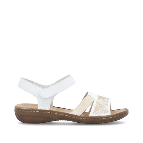 Dámske sandále Rieker 608C4-80 biele