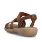 Dámske sandále Rieker 61850-24 hnedá