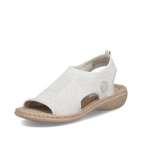 Dámske sandále Rieker 61851-60 biela káva