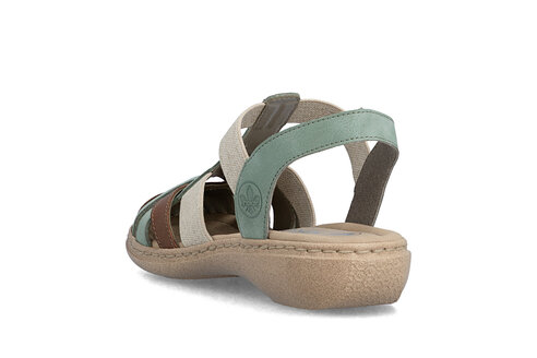 Dámske sandále Rieker 61852-52 zelená