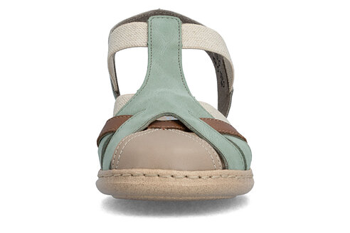 Dámske sandále Rieker 61852-52 zelená