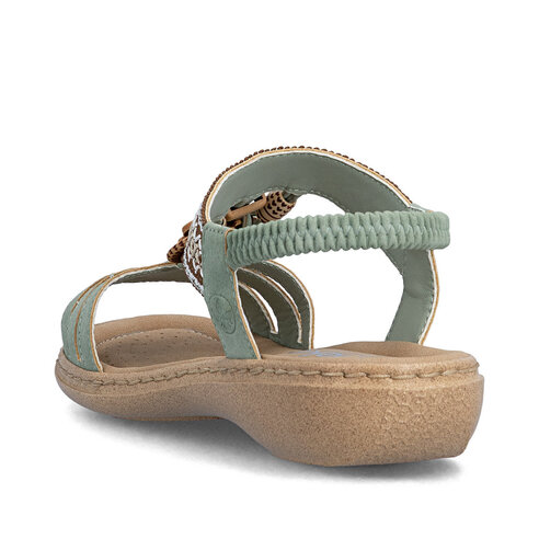 Dámske sandále Rieker 61855-52 zelená