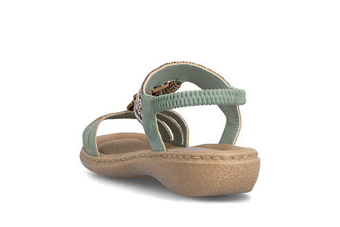 Dámske sandále Rieker 61855-52 zelená