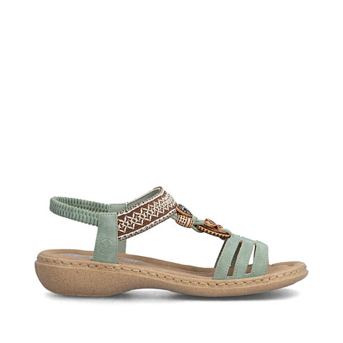 Dámske sandále Rieker 61855-52 zelená