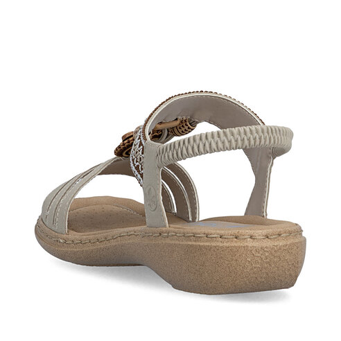 Dámske sandále Rieker 61855-62 béžová