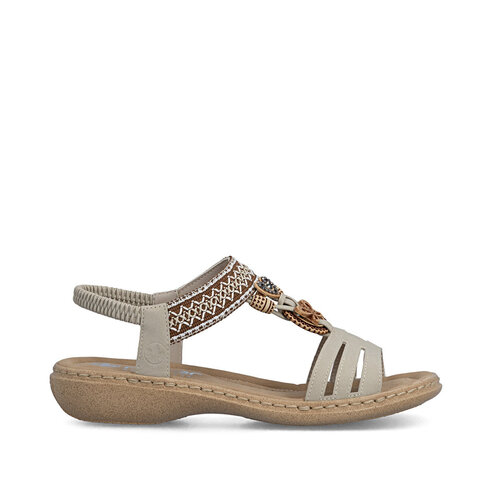 Dámske sandále Rieker 61855-62 béžová