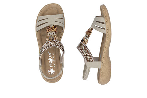 Dámske sandále Rieker 61855-62 béžová