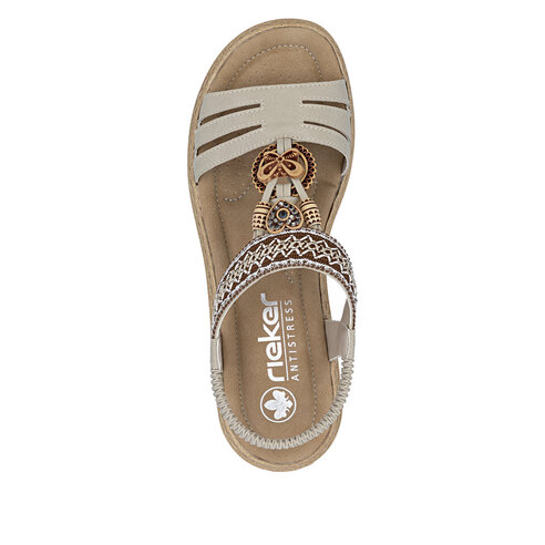 Dámske sandále Rieker 61855-62 béžová
