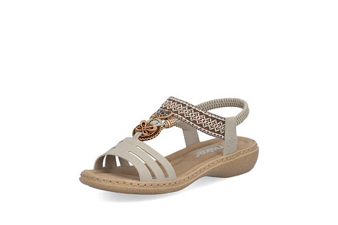Dámske sandále Rieker 61855-62 béžová