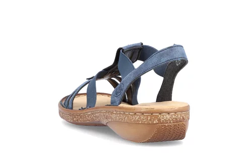 Dámske sandále Rieker 628G9-16 modré