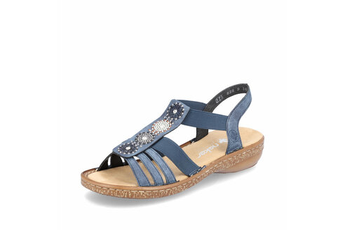 Dámske sandále Rieker 628G9-16 modré
