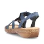 Dámske sandále Rieker 628G9-16 modré