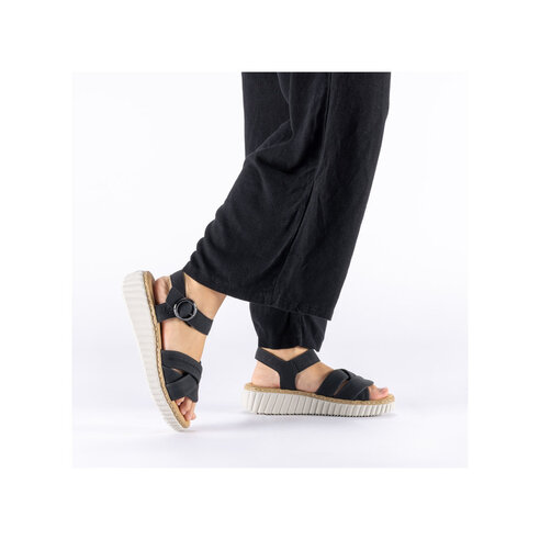 Dámske sandále Rieker 63781-00 čierna