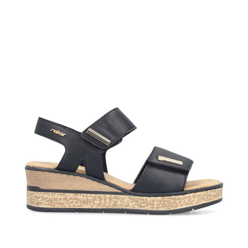 Dámske sandále Rieker 63781-00 čierna