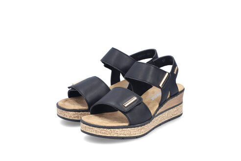 Dámske sandále Rieker 63781-00 čierna