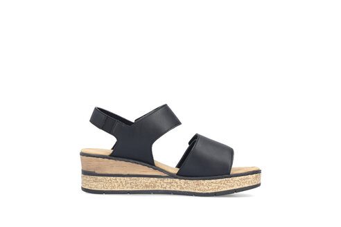 Dámske sandále Rieker 63781-00 čierna