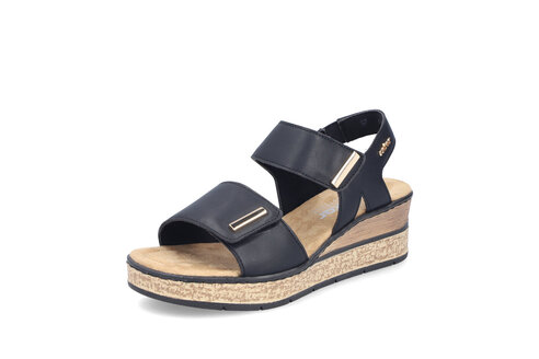 Dámske sandále Rieker 63781-00 čierna