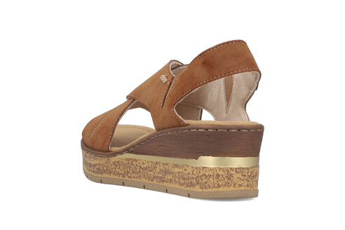 Dámske sandále Rieker 63782-24 hnedá