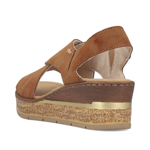 Dámske sandále Rieker 63782-24 hnedá